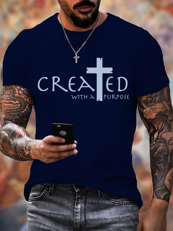 Created with a Purpose Cotton T-Shirts
