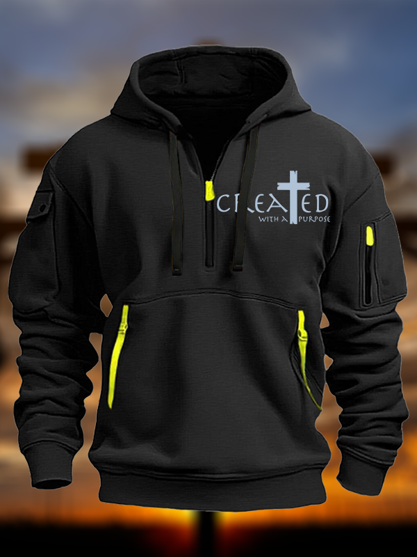Created with a Purpose  Zipper Hoodies