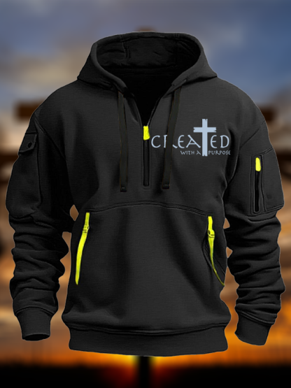 Created with a Purpose  Zipper Hoodies