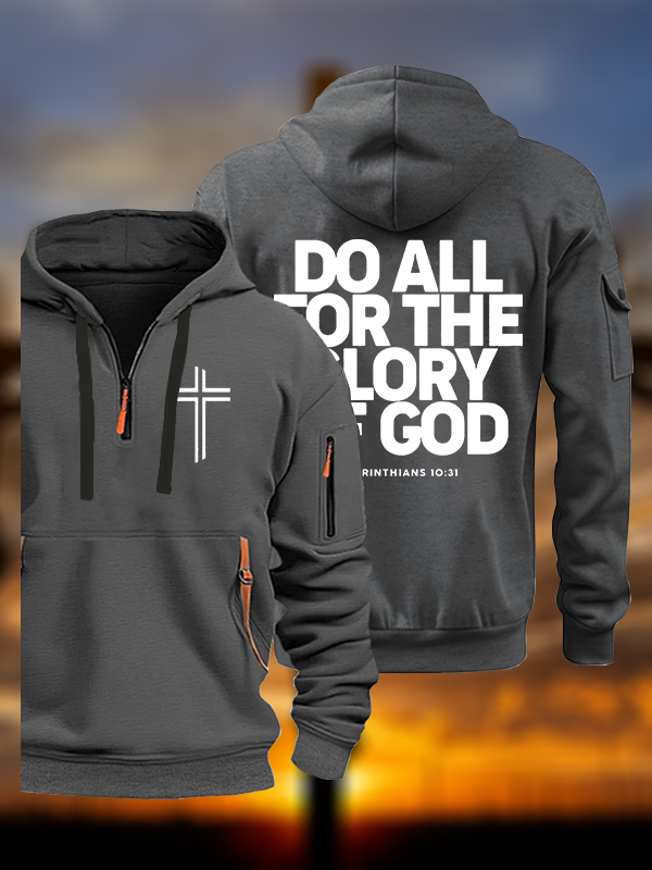 Do All For The Glory Of God Jesus God Christian Zipper Hoodies