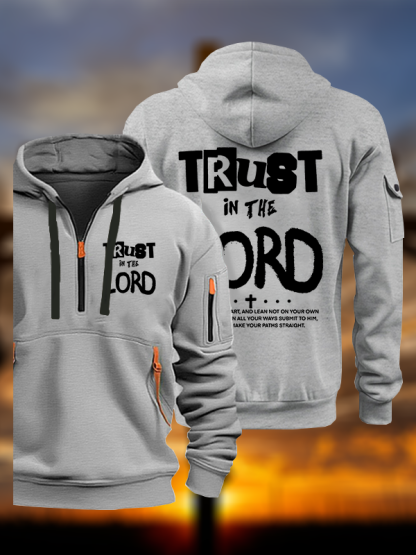 Trust In The Lord Jesus God Christian Zipper Hoodies