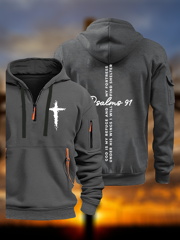 Psalm 91 Jesus God Christian Zipper Hoodies