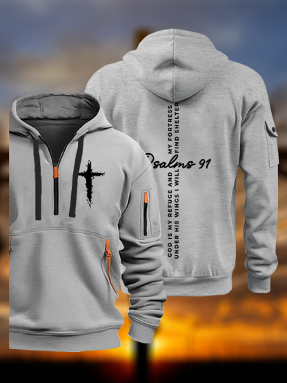 Psalm 91 Jesus God Christian Zipper Hoodies