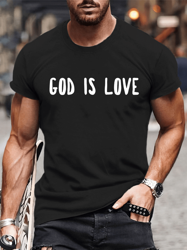 Classic Cotton Tee - Love God -soulsbelief