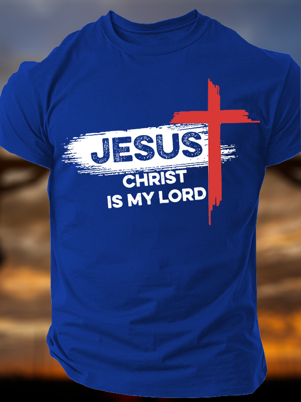 Jesus Christ Is My Lord Christian Cotton T-Shirt