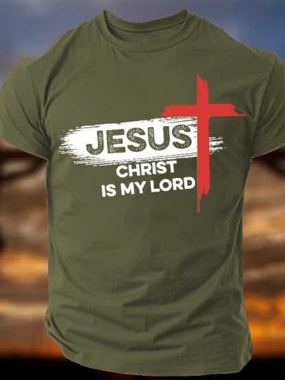 Jesus Christ Is My Lord Christian Cotton T-Shirt