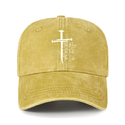 Heritage Washed Cap - The Way The Truth The Life
