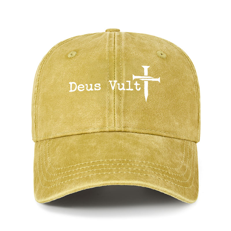 Heritage Washed Cap - Deus Vult 