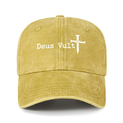Heritage Washed Cap - Deus Vult 