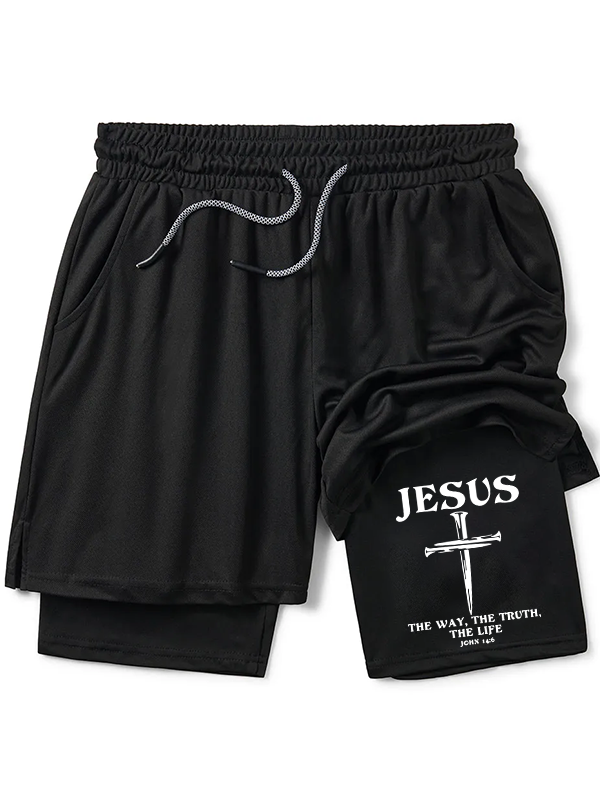 Jesus The Way The Truth The Life Christian Performance Shorts