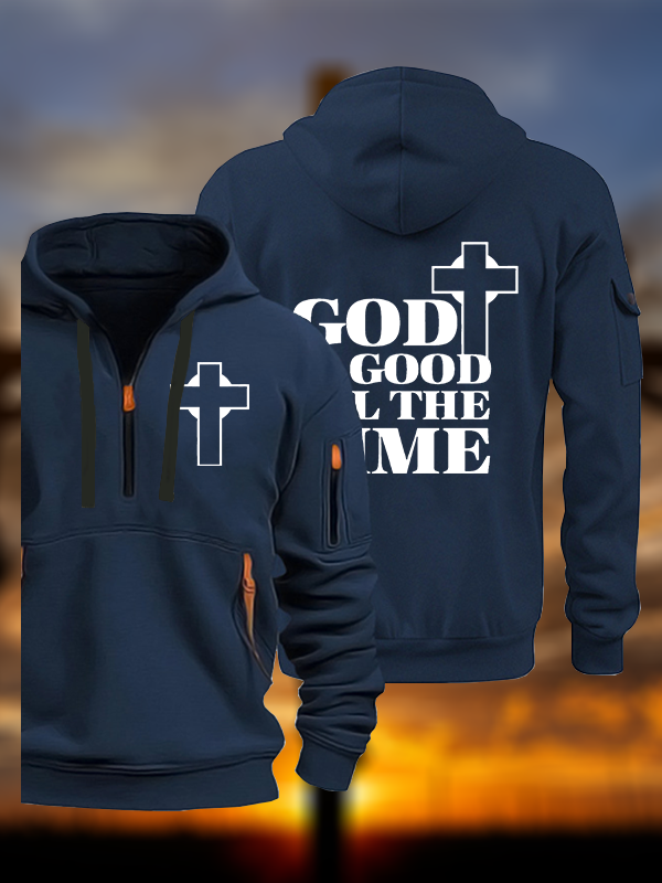 God Is Good Jesus God Christian Zipper Hoodies