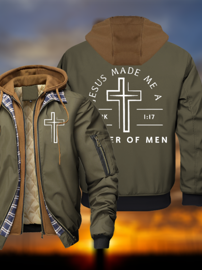 Fisher Of Men Warm Hooded Bomber Jacket