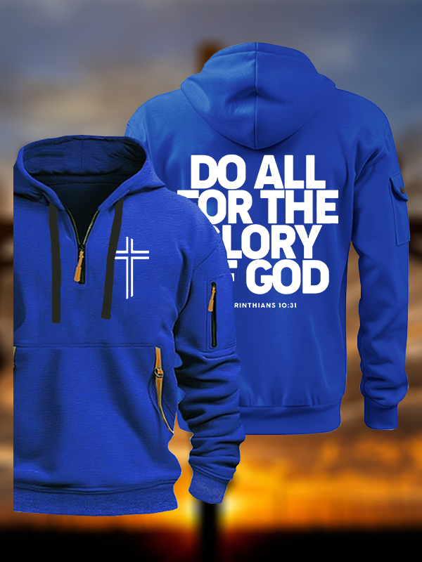 Do All For The Glory Of God Jesus God Christian Zipper Hoodies