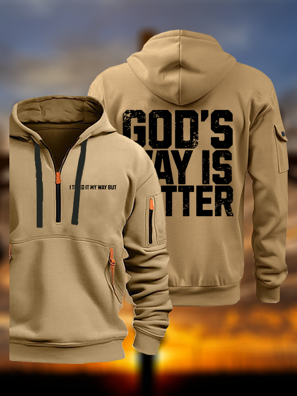 God's Way Is Better Jesus God Christian Zipper Hoodies
