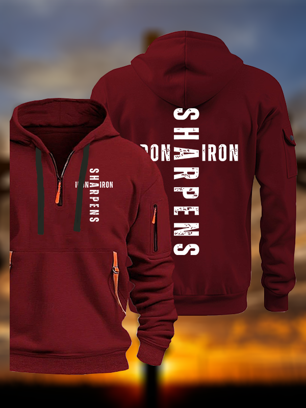 Iron Jesus God Christian Zipper Hoodies