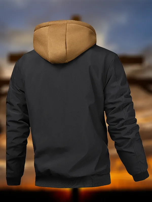 Jesus Is King Warm Hooded Bomber Jacket