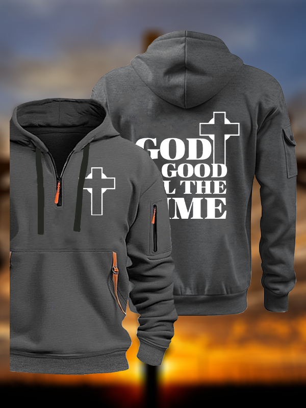 God Is Good Jesus God Christian Zipper Hoodies
