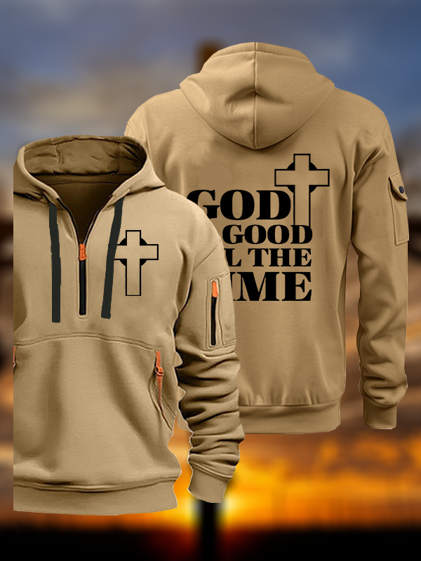 God Is Good Jesus God Christian Zipper Hoodies