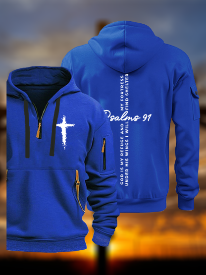 Psalm 91 Jesus God Christian Zipper Hoodies