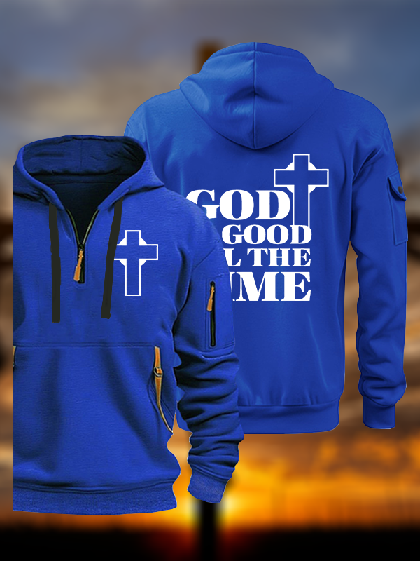 God Is Good Jesus God Christian Zipper Hoodies