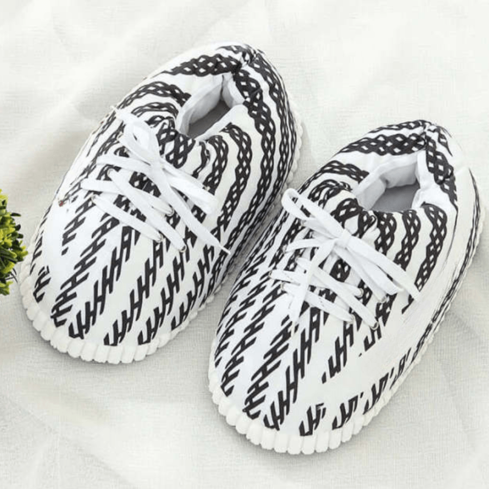 Pattern Plush Indoor Slippers