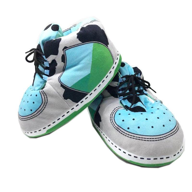 Blue Winter Slippers – Plush and Warm House Shoes