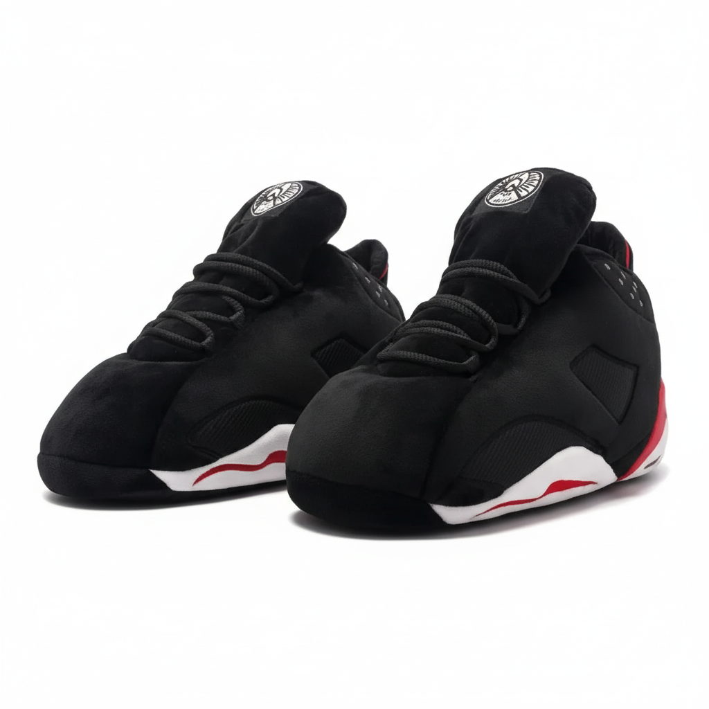 The Comfortable Plush Sneaker Slippers