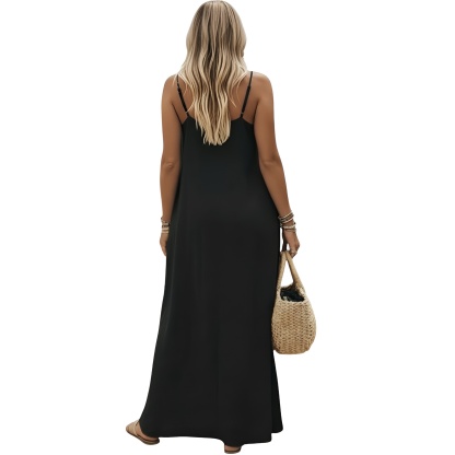Backless Cami Dress Without Adjustable Strap For Women