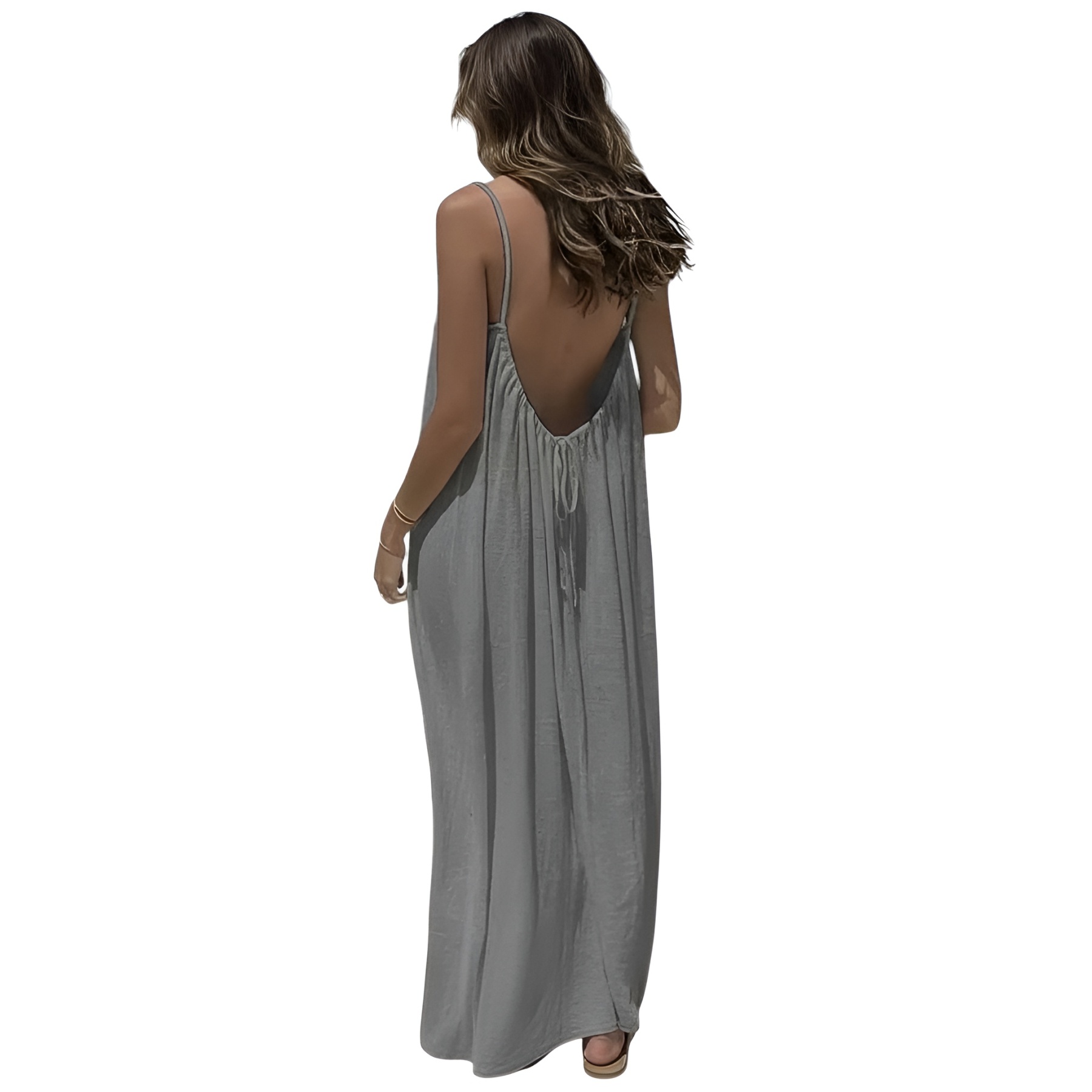 Backless Cami Dress Without Adjustable Strap For Women