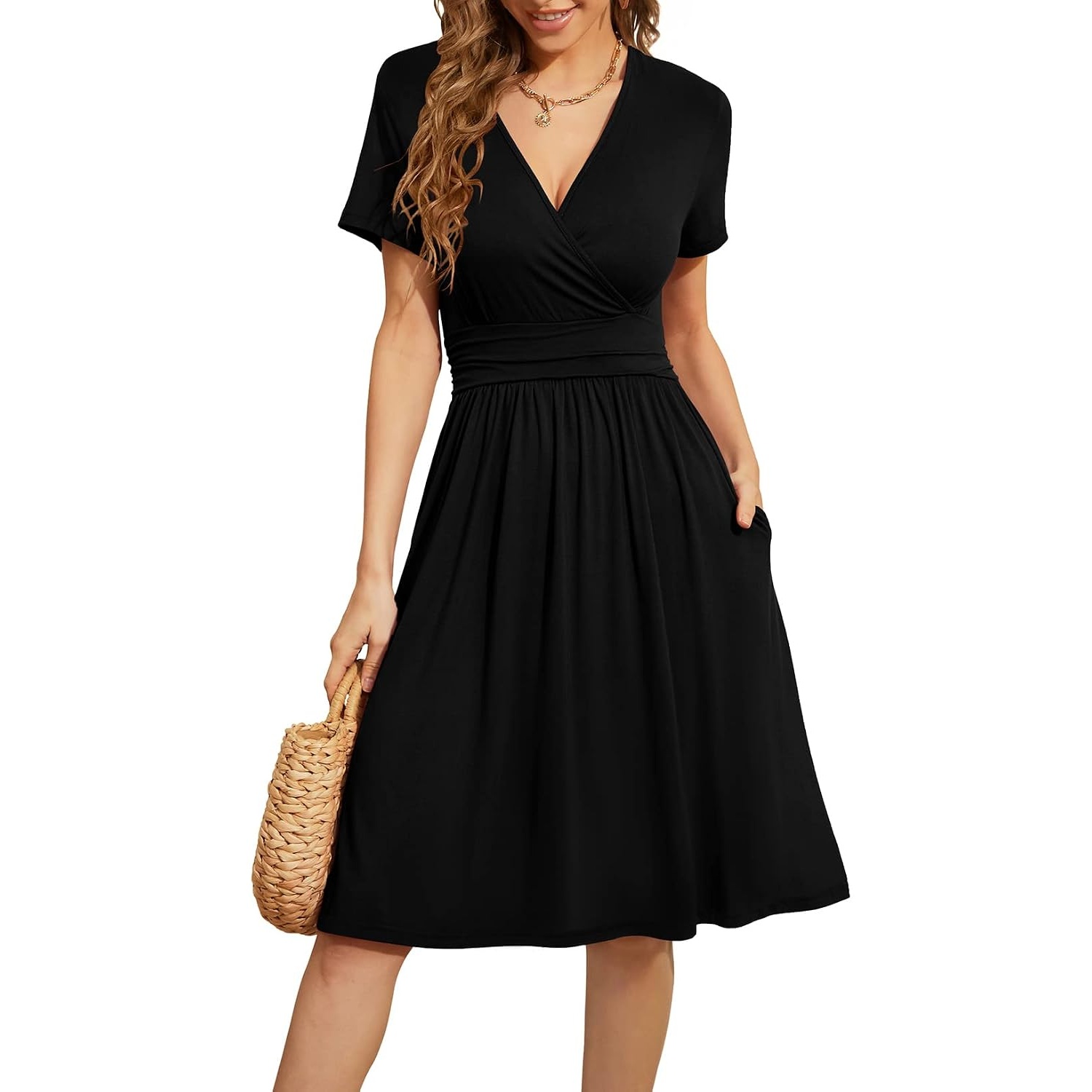 Casual Short Sleeve Dress For Parties And Everyday Wear For Women