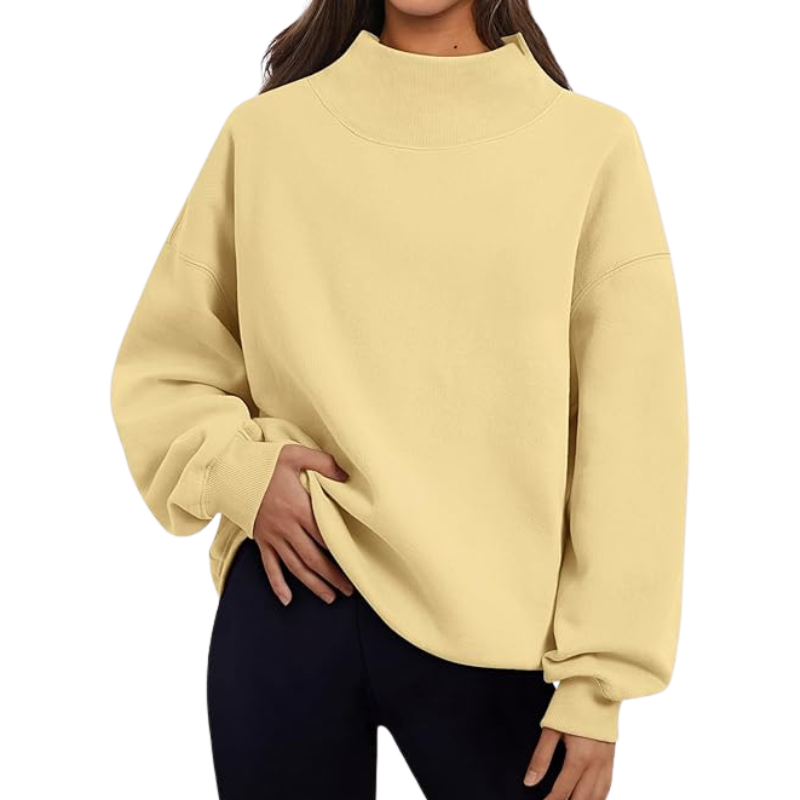 Womens Oversized Sweatshirts Turtleneck Pullover Long Sleeve Hoodies