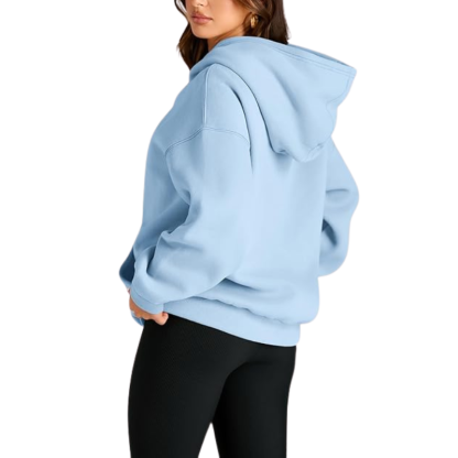 Oversized Fleece Hoodie For Womens