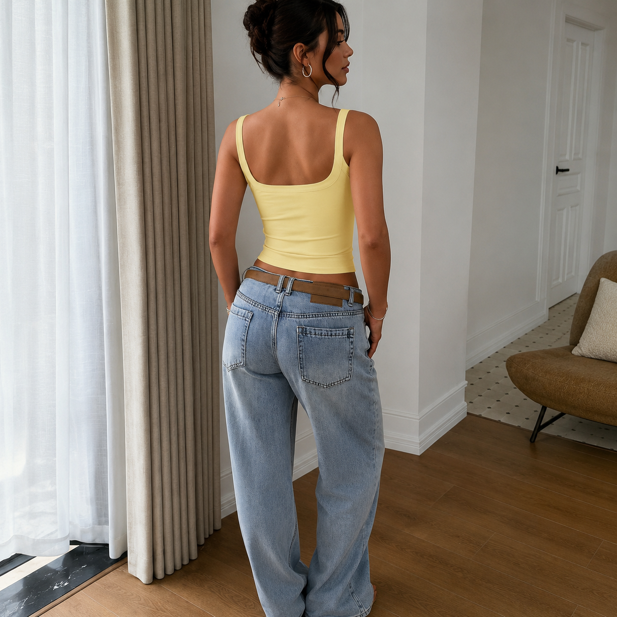 Minimalist Fitted Casual Camisole Top For Women