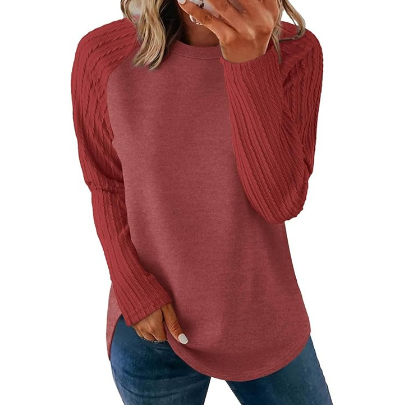 Sweatshirt For Women Long Sleeve Shirts Crewneck Sweaters Fall Fashion Outfits