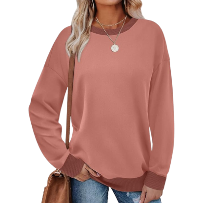 Sweatshirts For Women Crewneck Long Sleeve Loose Fit Tops