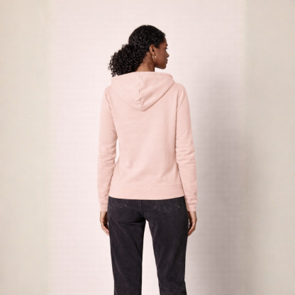 Full Zip Fleece Hoodie For Women