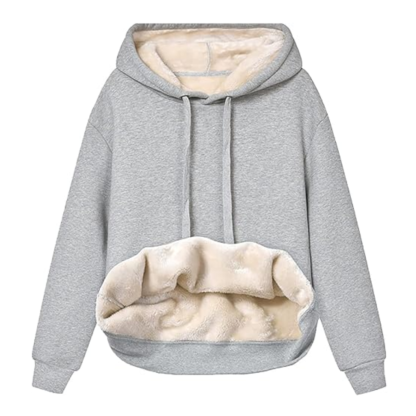 Warm Fleece Lined Hoodie For Women