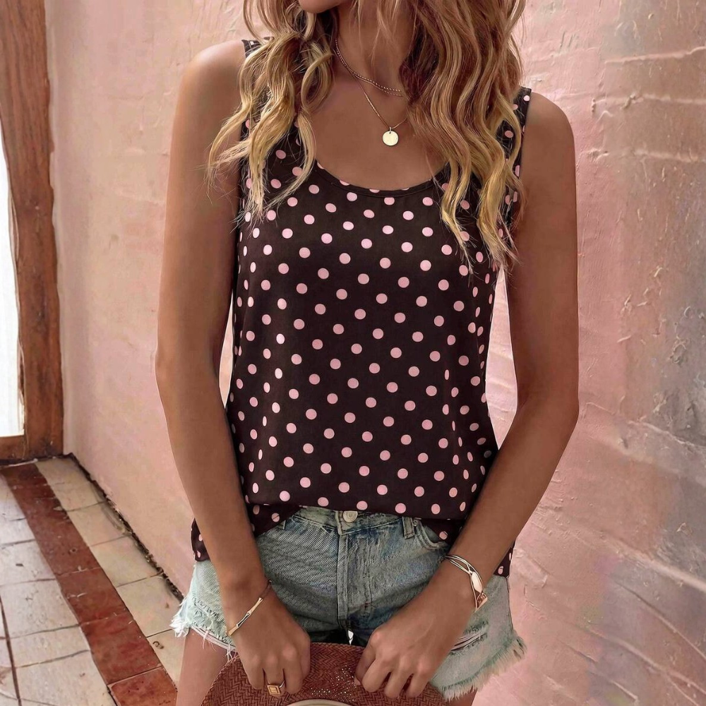 Vintage Fashion Basic Casual Tank Top For Women