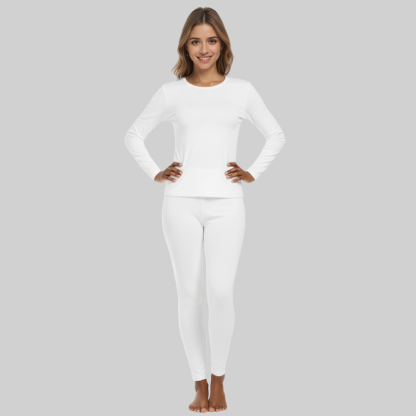 Women Thermal Underwear Set Long Johns Base Layer Pajamas