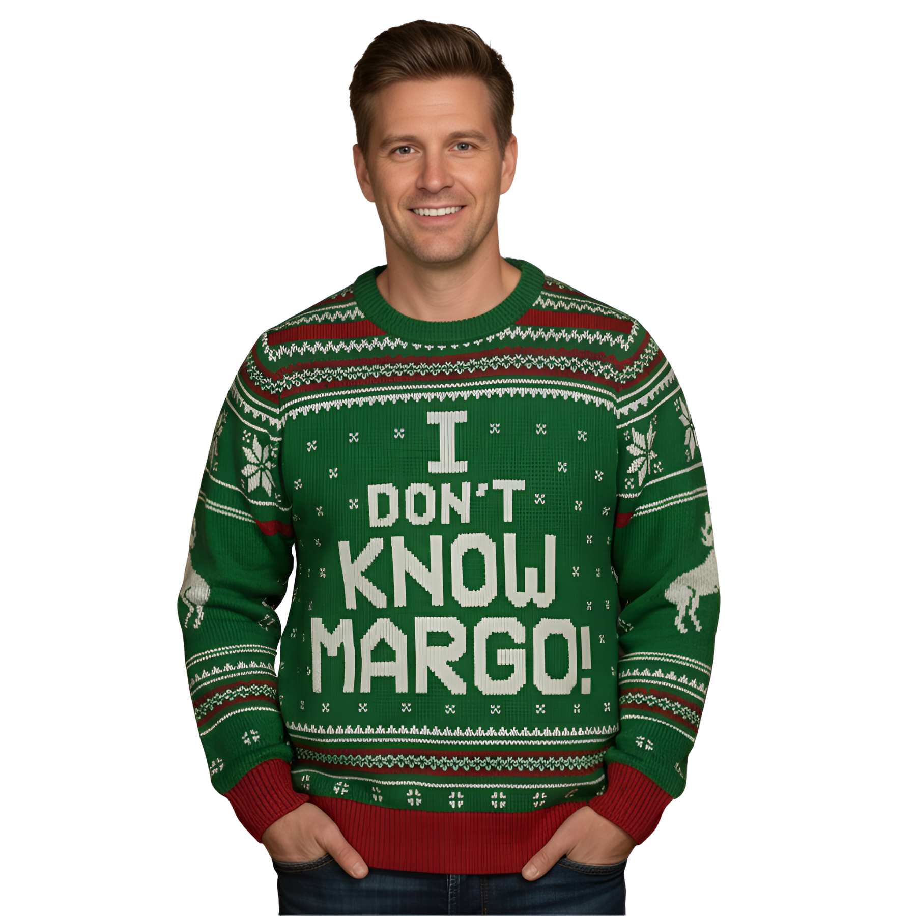 Ugly Christmas Sweater With Funny Quote For Festive Outfits