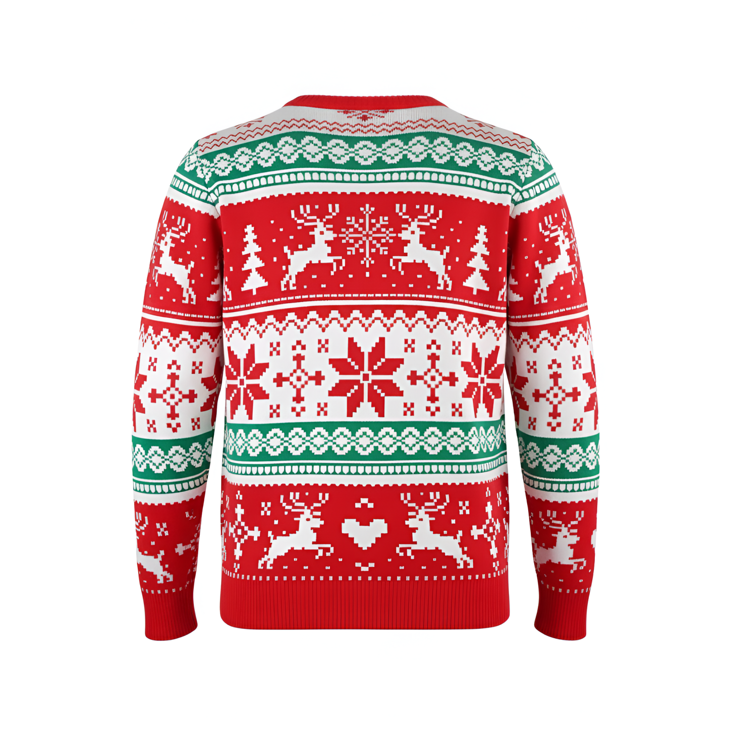 Christmas Sweater With Festive Winter Design