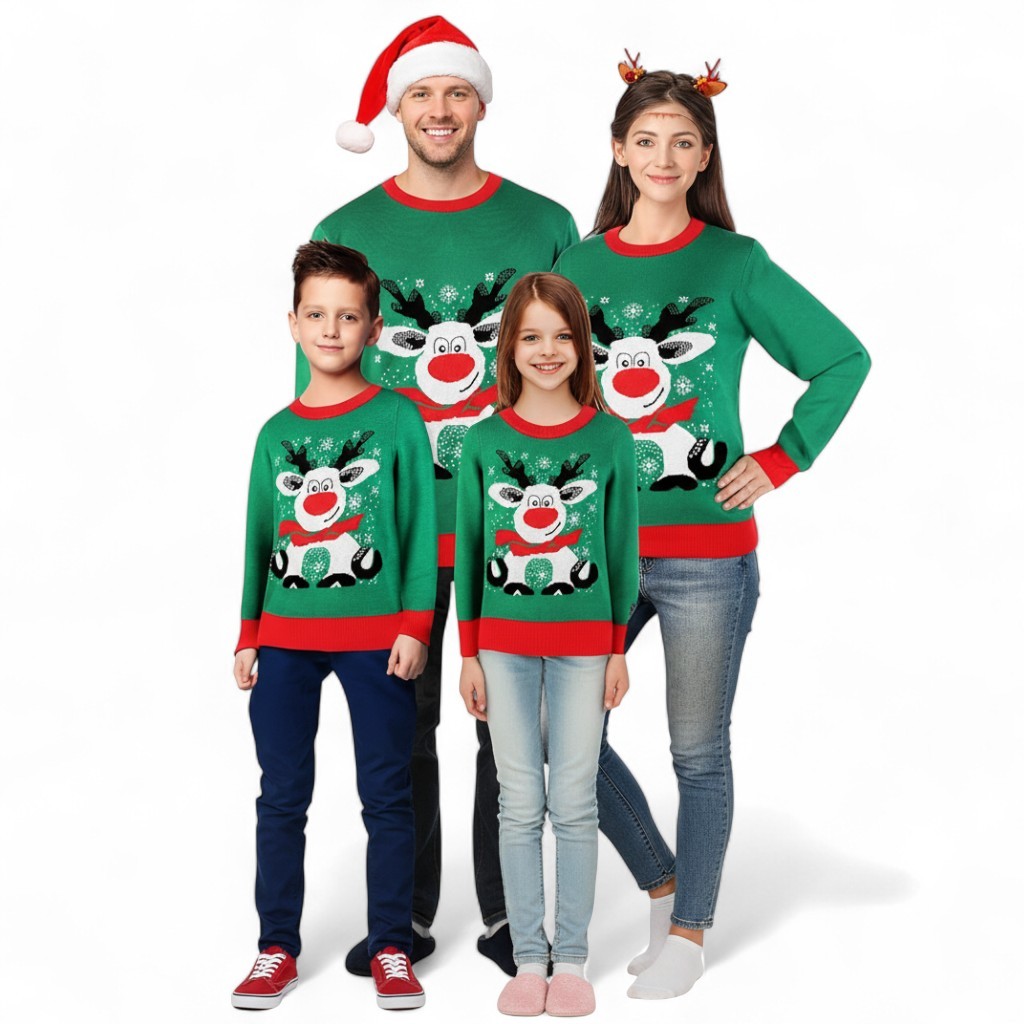 Matching Ugly Christmas Sweater For Men Women Kids