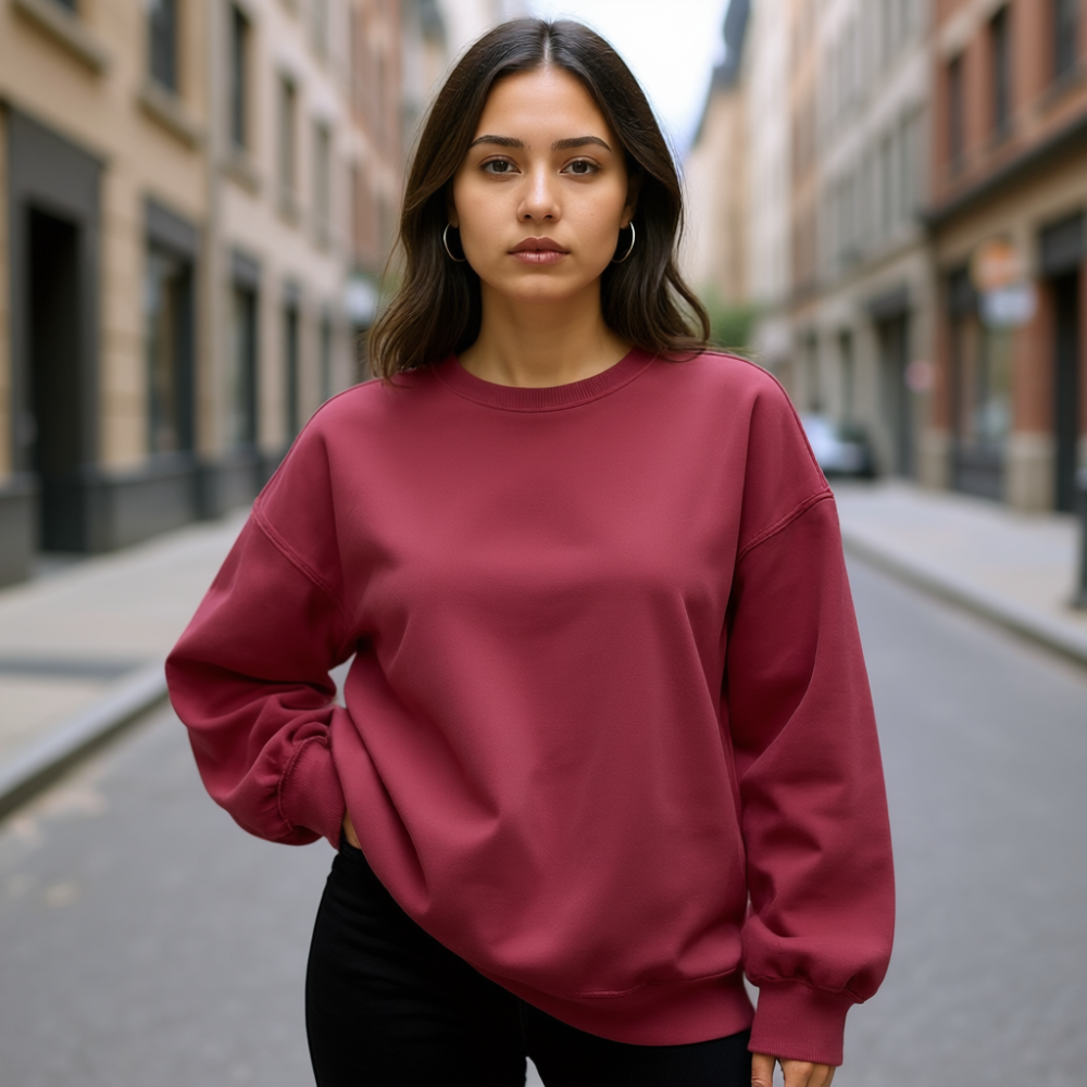 Women Oversized Sweatshirts Hoodies Fleece Crewneck Sweaters