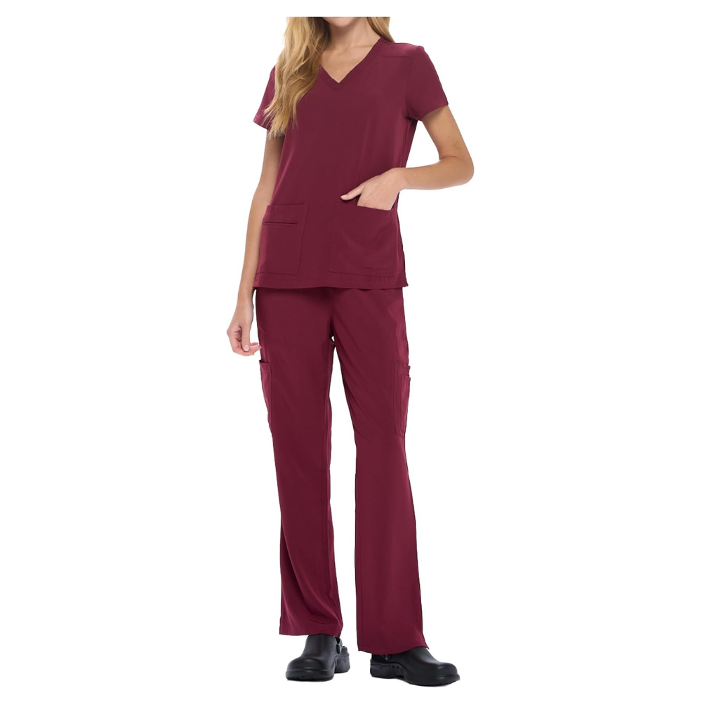 Top And Cargo Pant Scrub Set