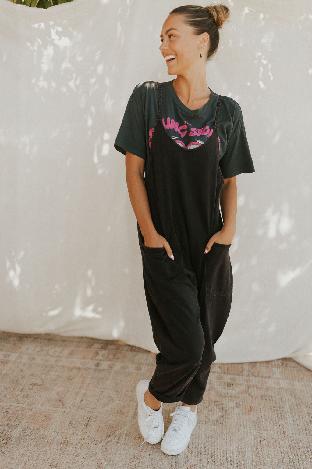 Women's Casual Wide Leg Jumpsuit-Comfy Blouse