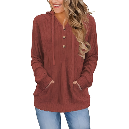 Casual Long Sleeve Pullover Hoodies For Fall And Winter For Women