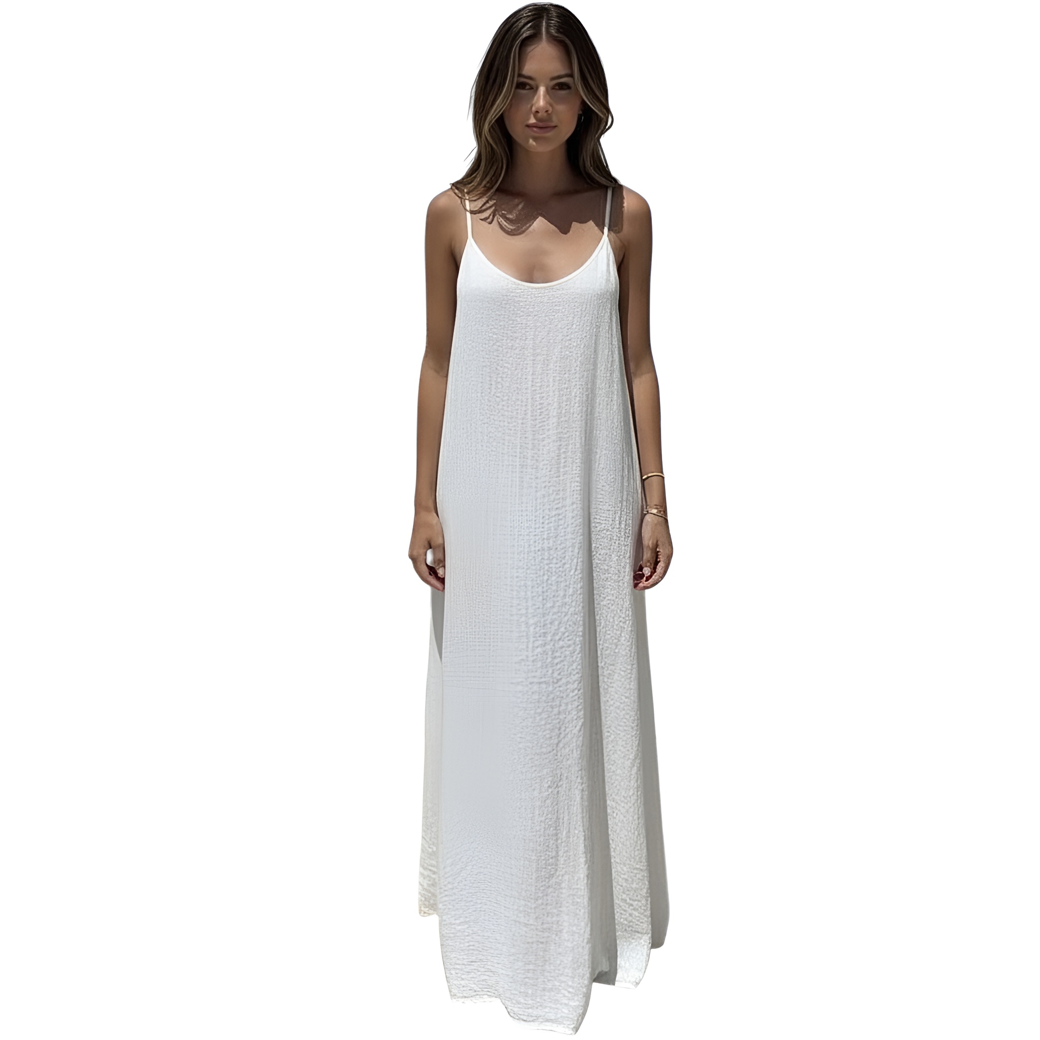 Backless Cami Dress Without Adjustable Strap For Women