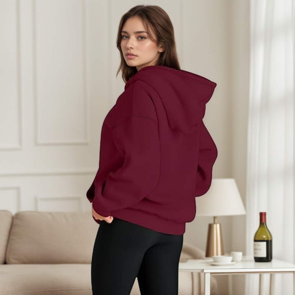 Women Oversized Fleece Hoodie Sweatshirt Pullover for Fall and Winter