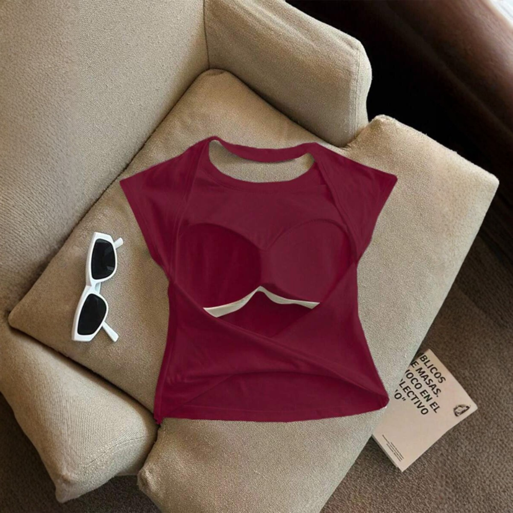 Color Backless Sleeveless Summer Tank Top