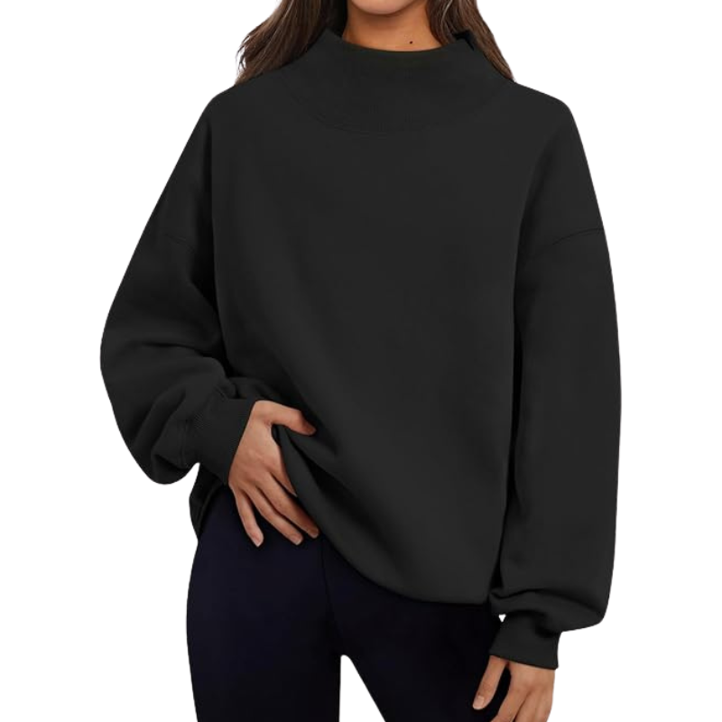 Womens Oversized Sweatshirts Turtleneck Pullover Long Sleeve Hoodies